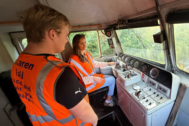 McLaren Rail diesel locomotive cab driver experience